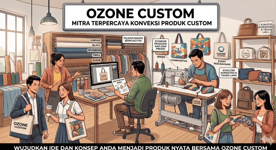 konveksi tas custom bahan kanvas